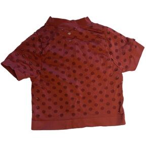 Red/Orange Cutout Crop top